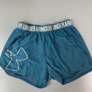 Under Armour  shorts w/ pockets / blue / loose / heat gear